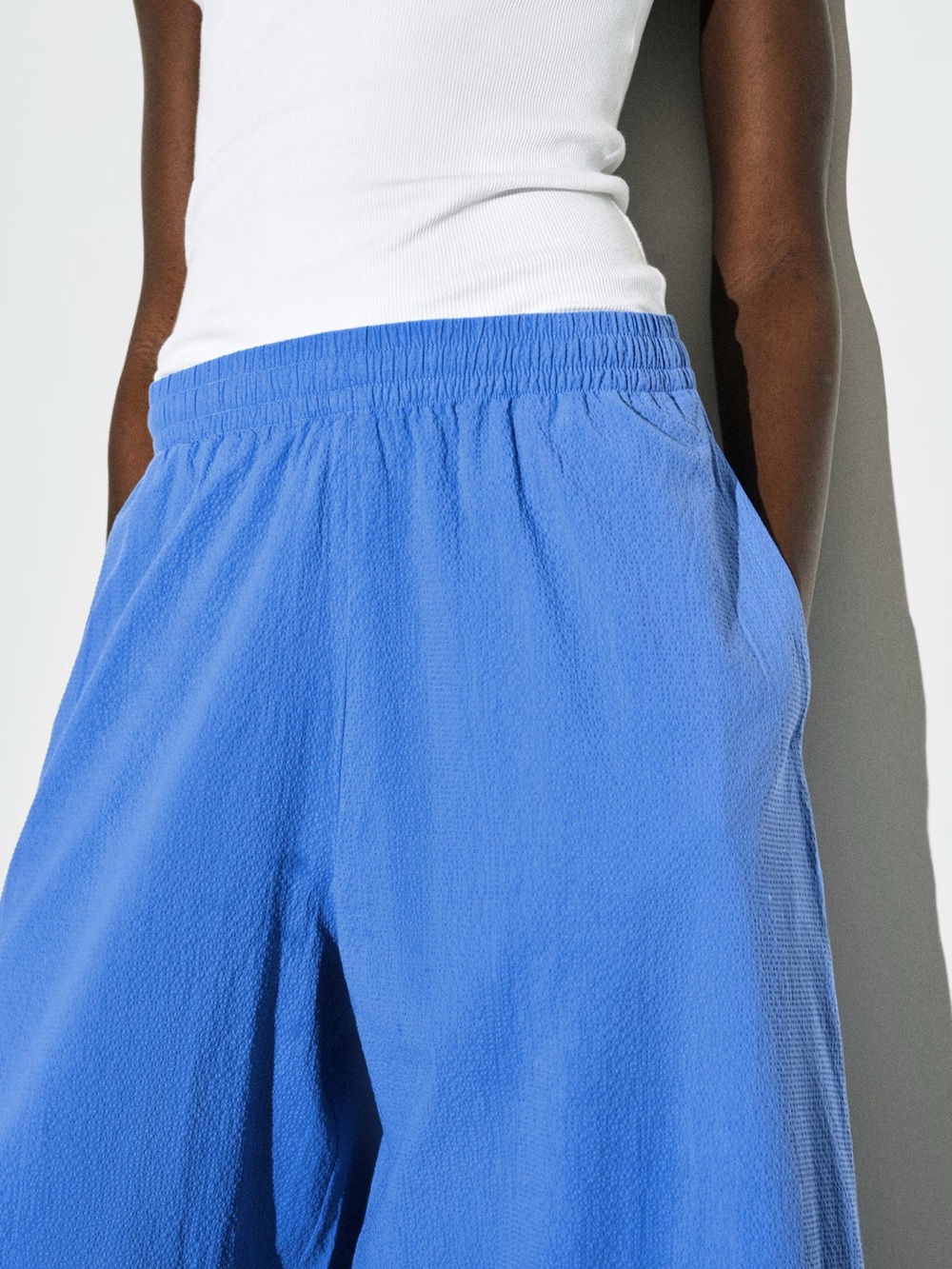 NWT (size 10) COS SEERSUCKER CULOTTES - Picture 2 of 10